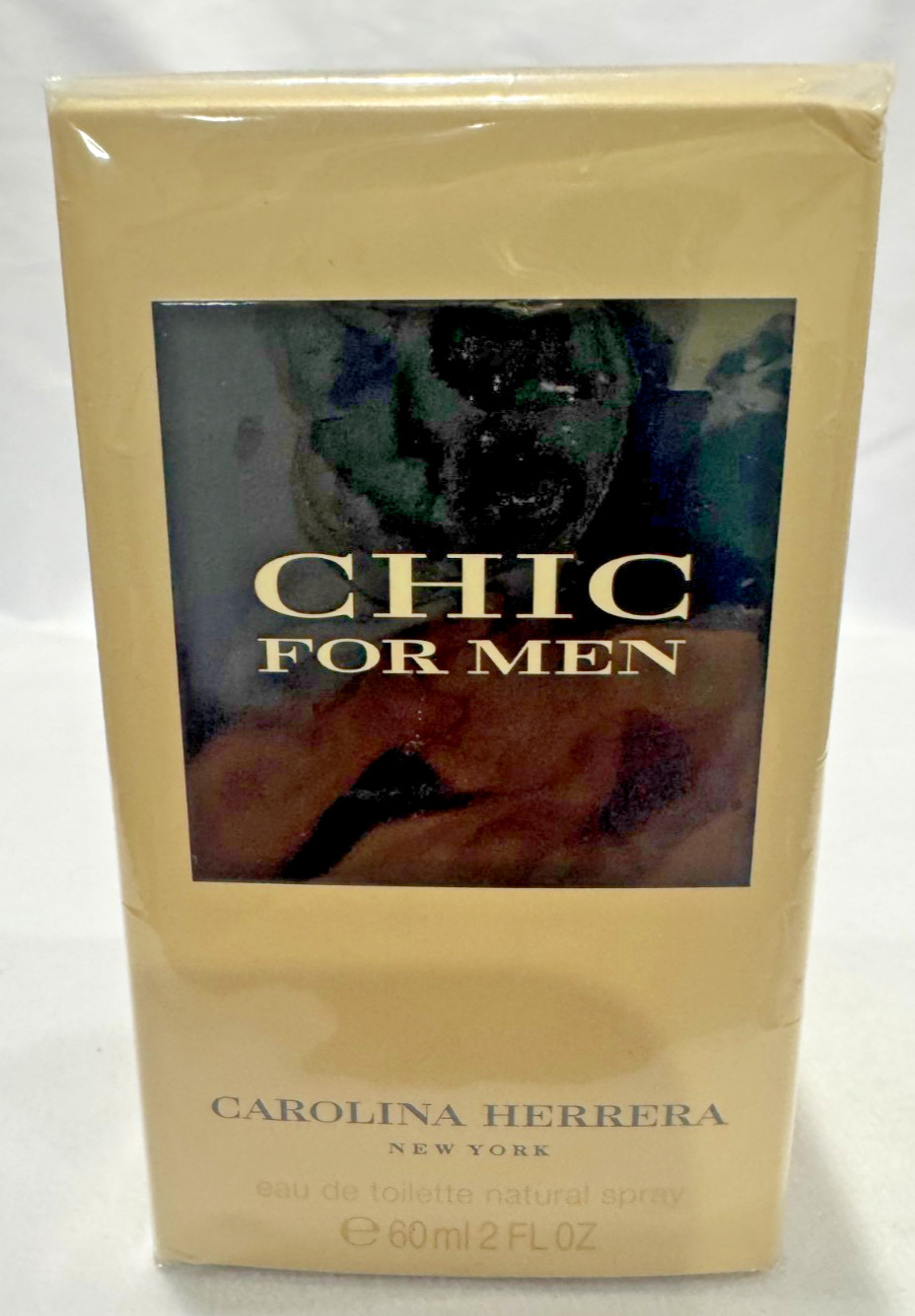 CAROLINA HERRERA CHIC FOR MEN EDT 2oz 60ml VINTAGE Woody Spicy Open Box RARE