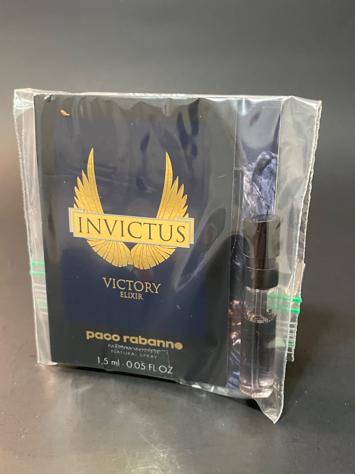 PACO RABANNE “INVICTUS : ELIXIR” MENS : PARFUM : INTENSE SAMPLE NEW RELEASE