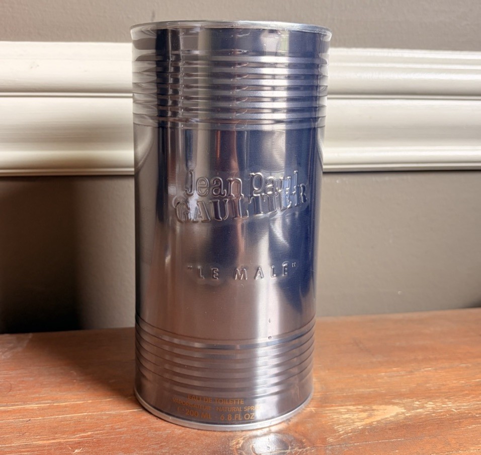 Jean Paul Gaultier Le Maxi Male 6.7oz EDT – Rare Silver Can.