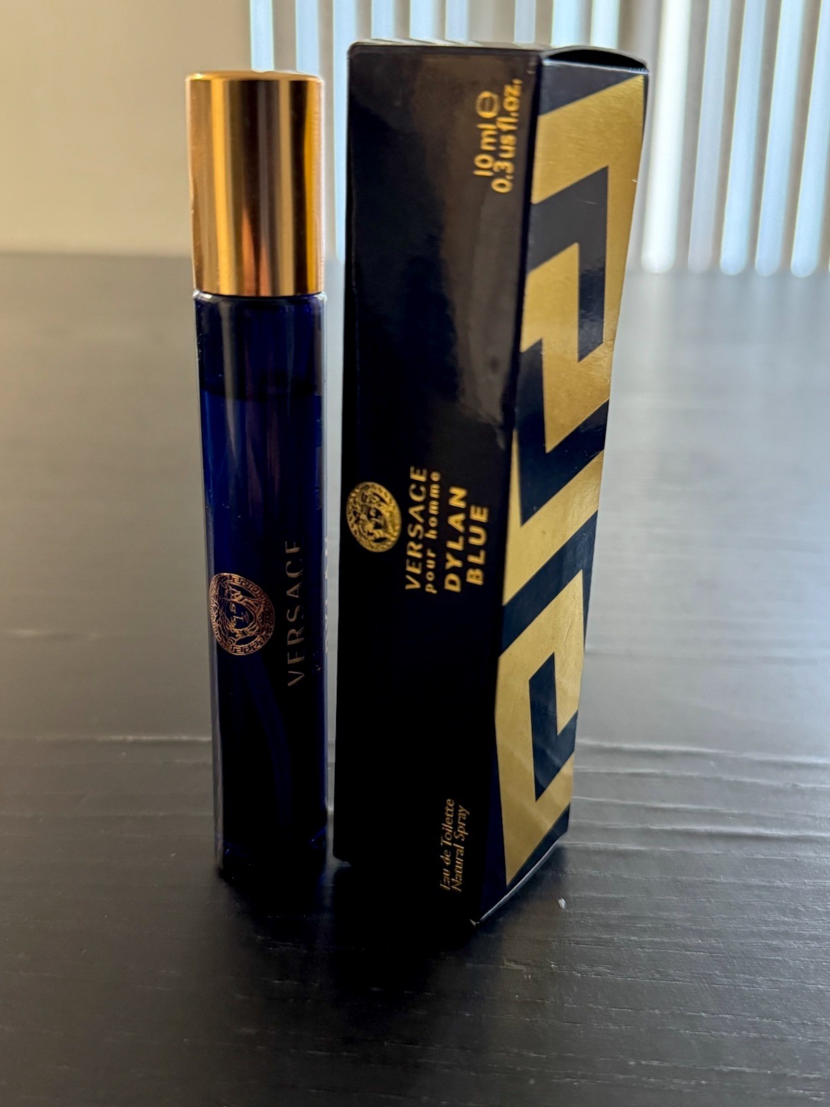 Versace Dylan Blue Eau de Toilette Spray, Travel Size 0.3 fl oz