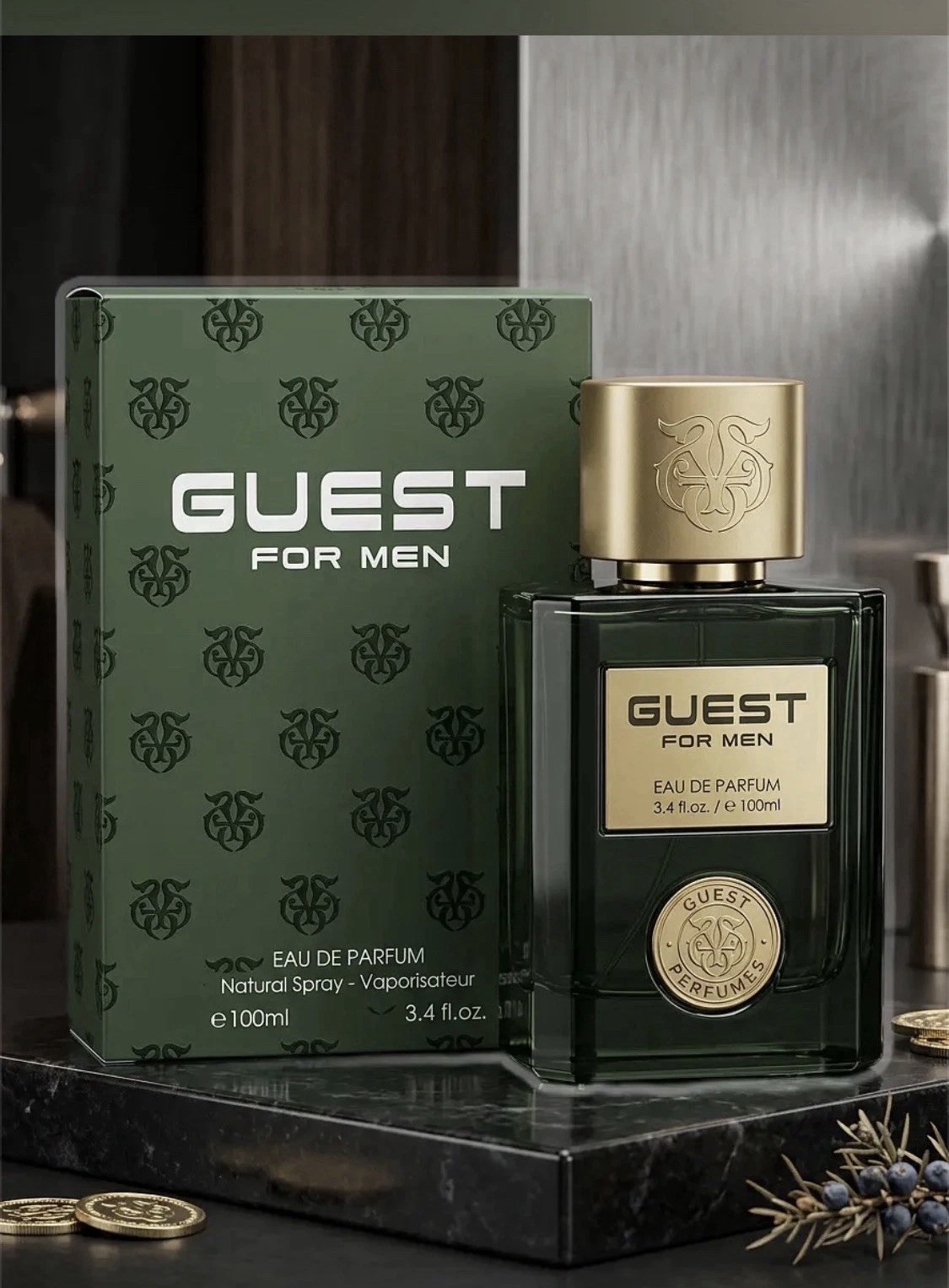 Guest For Men Designer EDT Cologne 3.4 oz by MCH Beauty Fragrances