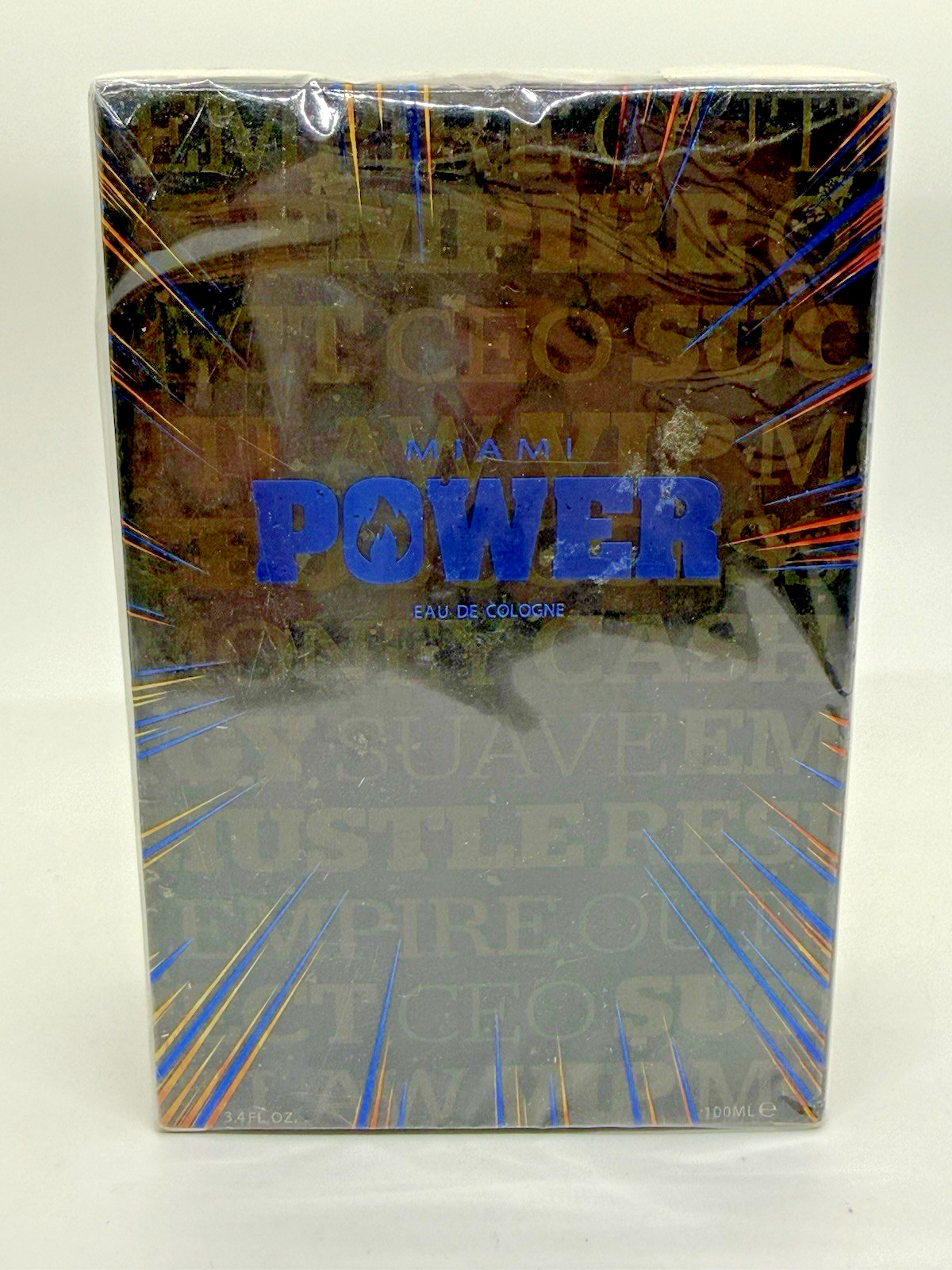 Miami Power Eau de Cologne Men Fragrance 3.4oz 100ml New Sealed