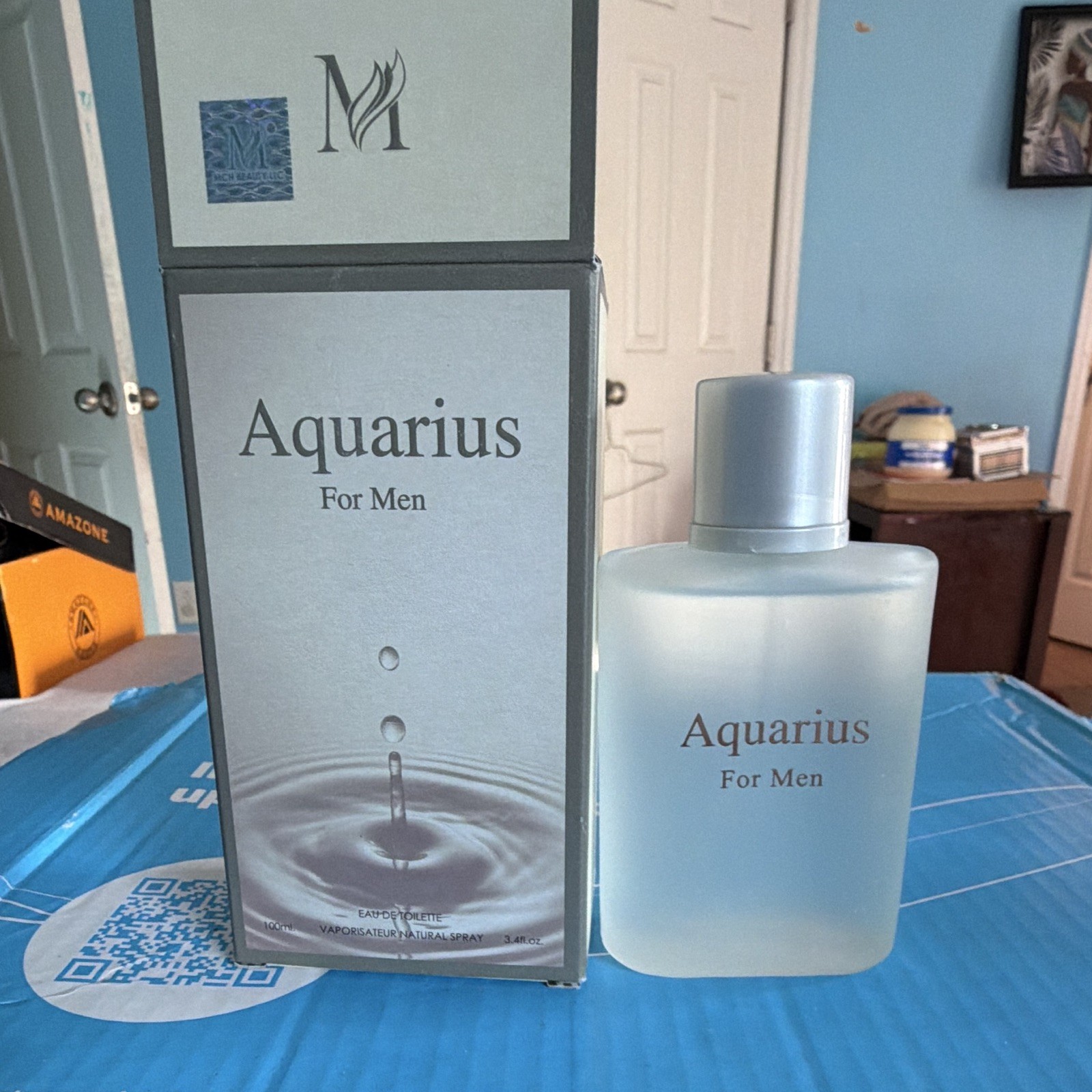M Aquarius For Men Eau de Toilette Spray Regular Size 3.4 fl oz
