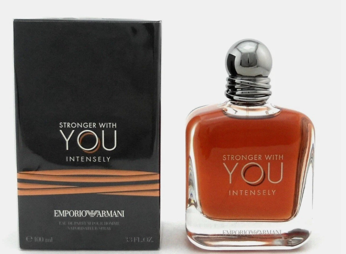 Emporio Stronger With You Intensely 3.3oz Spray for Men (New with Sealed)