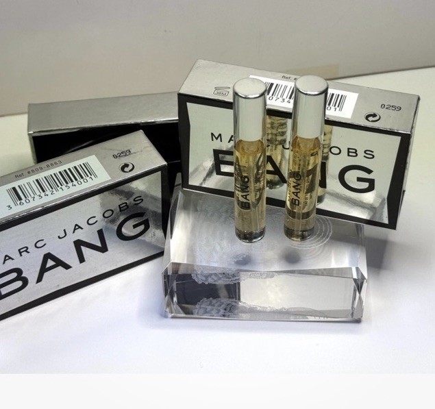 Lot Of 2 BANG by Marc Jacobs 3 ml/0.10 oz Eau de Toilette Spray NEW!!