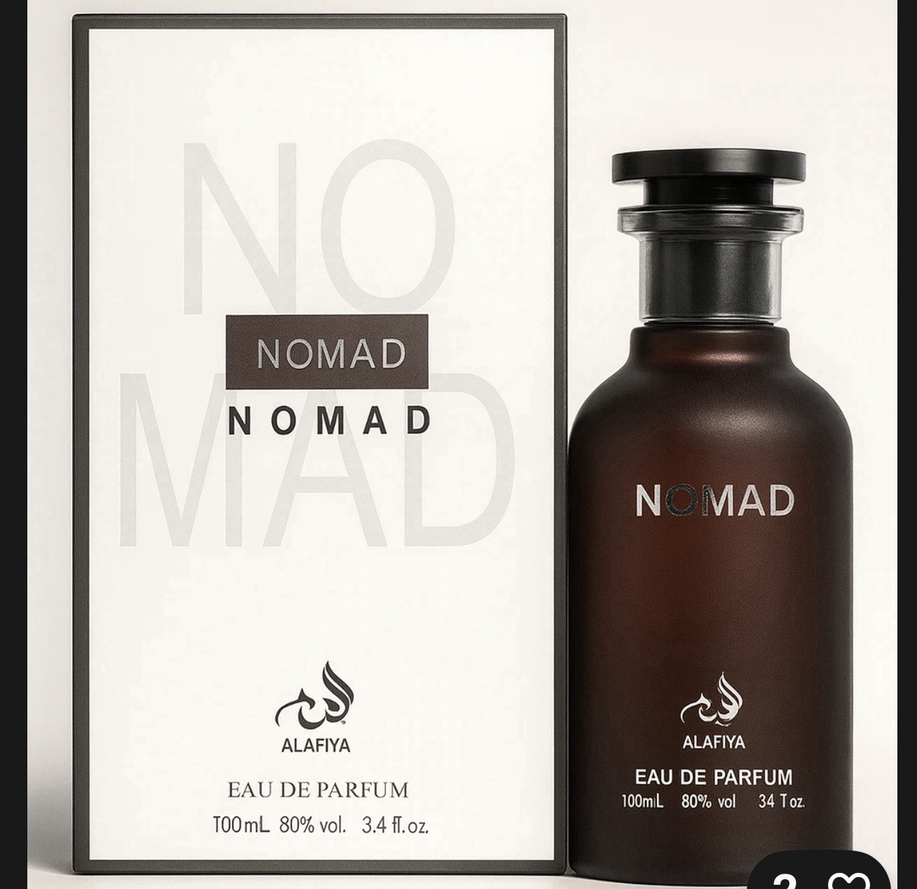 Alafiya NOMAD 100ml 3.4oz EAU DE PARFUM Spray FOR Men *NIB* *SEALED*