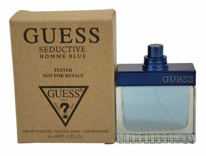 GUESS SEDUCTIVE Homme BLUE 1.7 oz Eau de Toilette Men’s Spray Cologne new TESTER