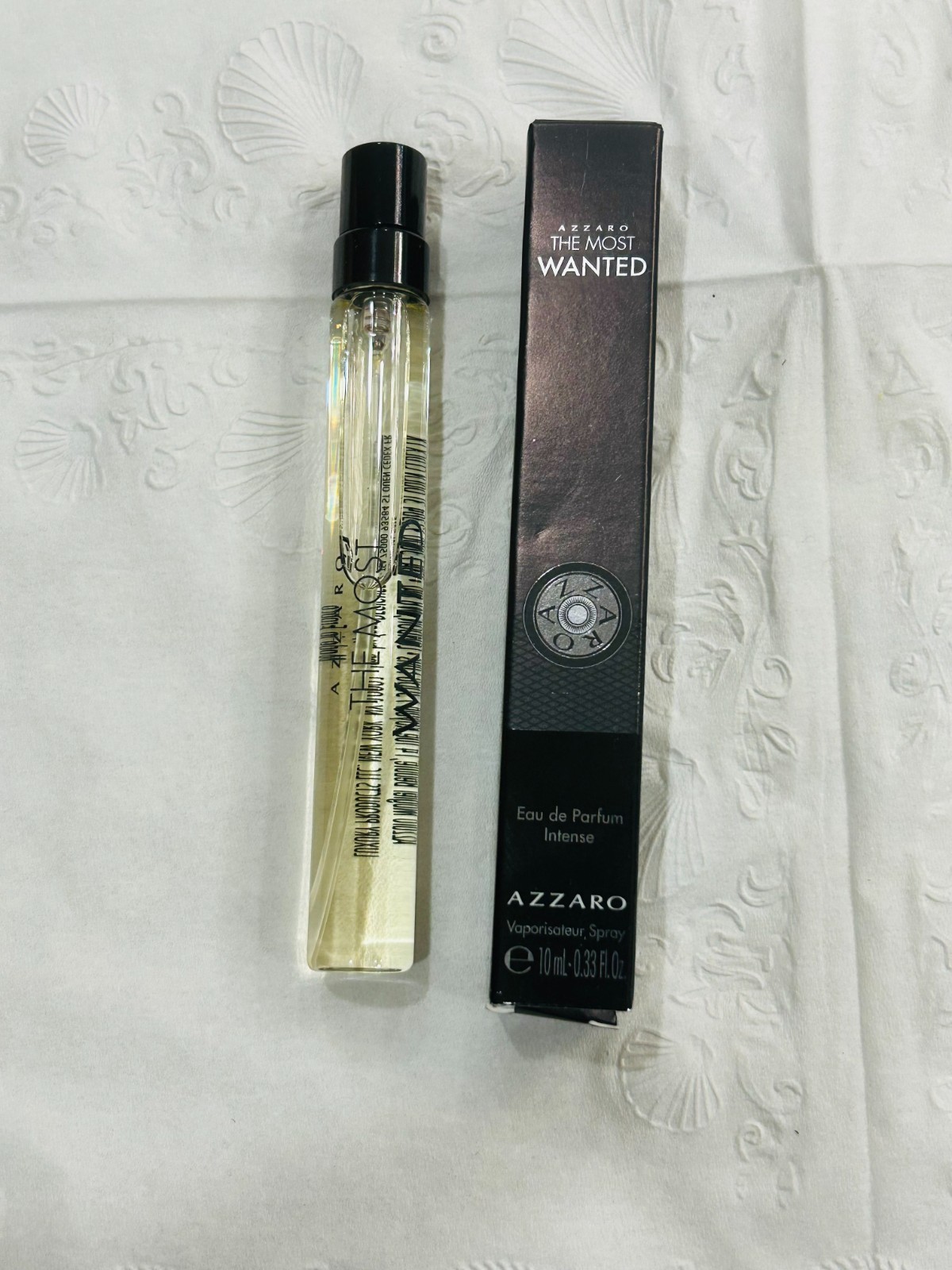 Azzaro The Most Wanted Eau de Parfum Intense Spray for Men 0.34 oz 10Ml Travel