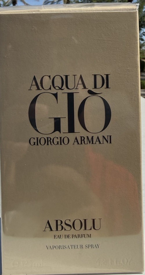 Giorgio Armani Acqua Di Gio Absolu 4.2 oz Men’s Eau de Parfum Spray Discontinued