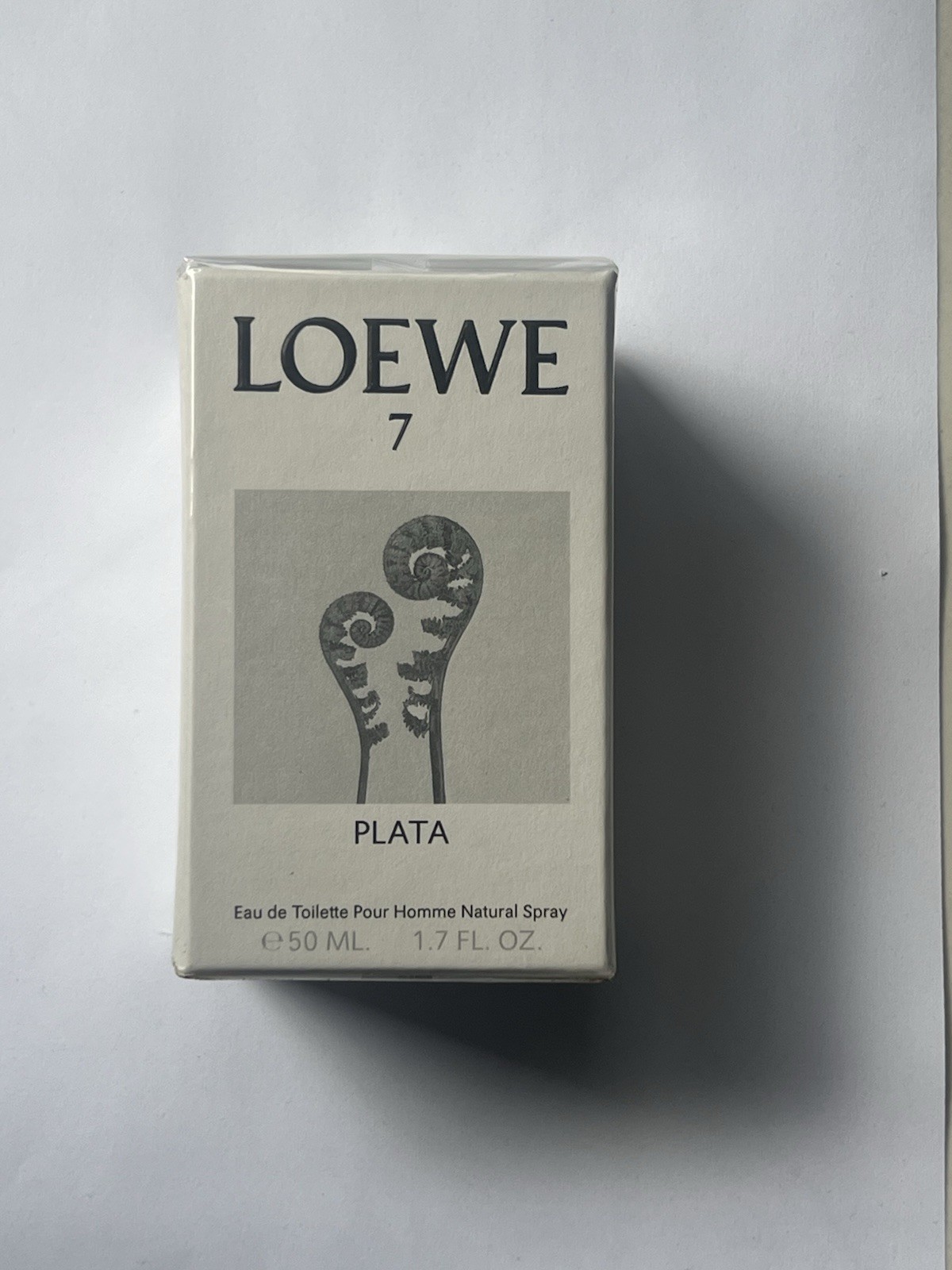 LOEWE 7 PLATA 1.7 OZ / 50 ml Eau de Toilette Pour Homme Spray Sealed Box RARE