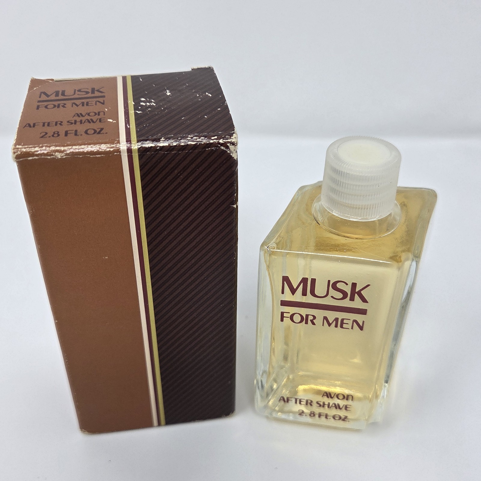 Avon Musk For Men Aftershave Splash 2.8 Fl oz Brand New In Box 1983 Vintage USA