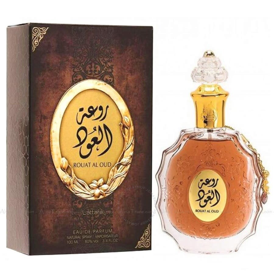 Lattafa Rouat Al Oud EDP Spray 3.4 oz Fragrances 6291106064841