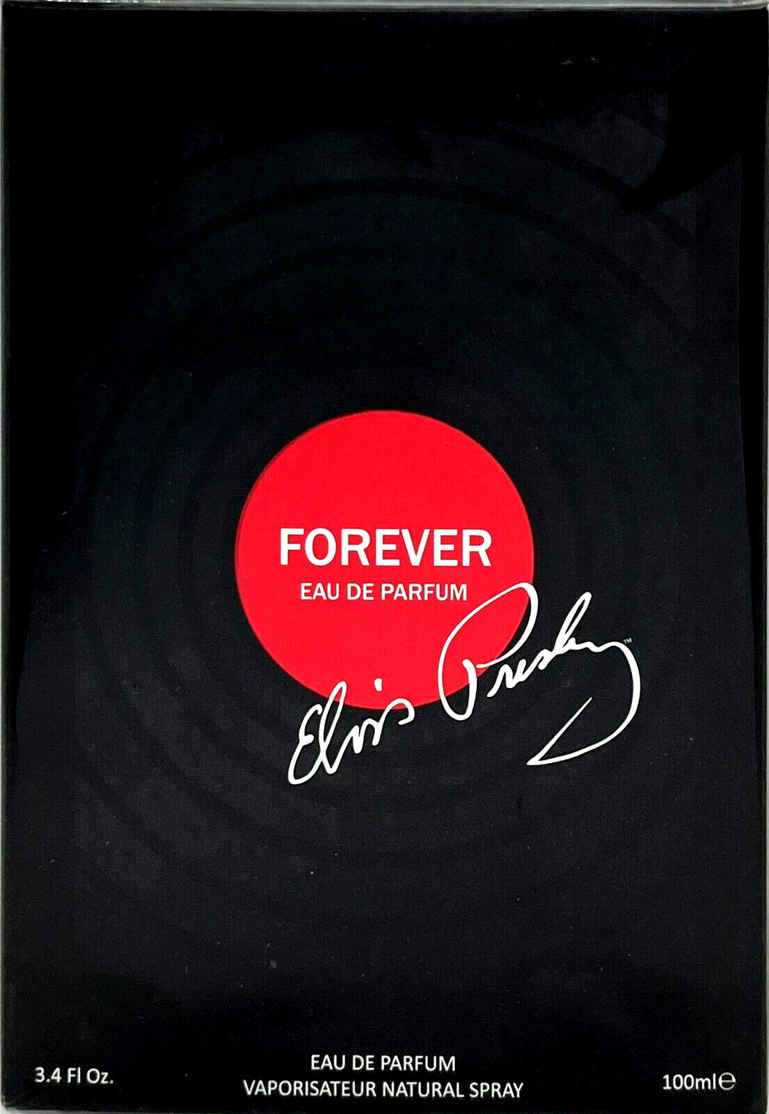 ELVIS PRESLEY FOREVER EAU DE PARFUM SPRAY FOR MEN 3.4 Oz / 100 ml BRAND NEW!!!