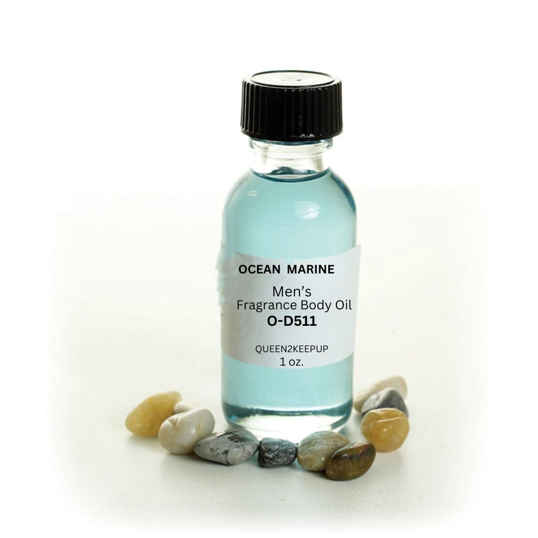 Ocean Marine (Men) Body Oil 1 oz Fragrance All Natural Scent