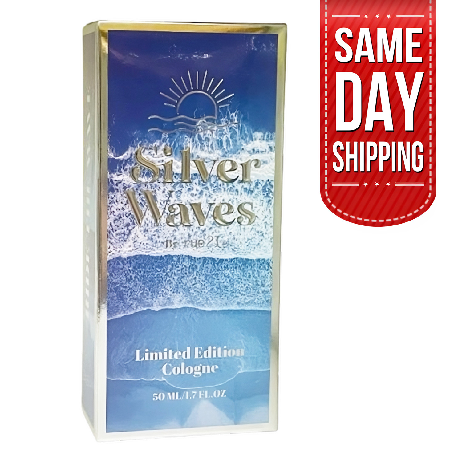 NP Rue21 Men’s Silver Waves Cologne Spray Limited Edition 1.7 fl oz, 50 ml