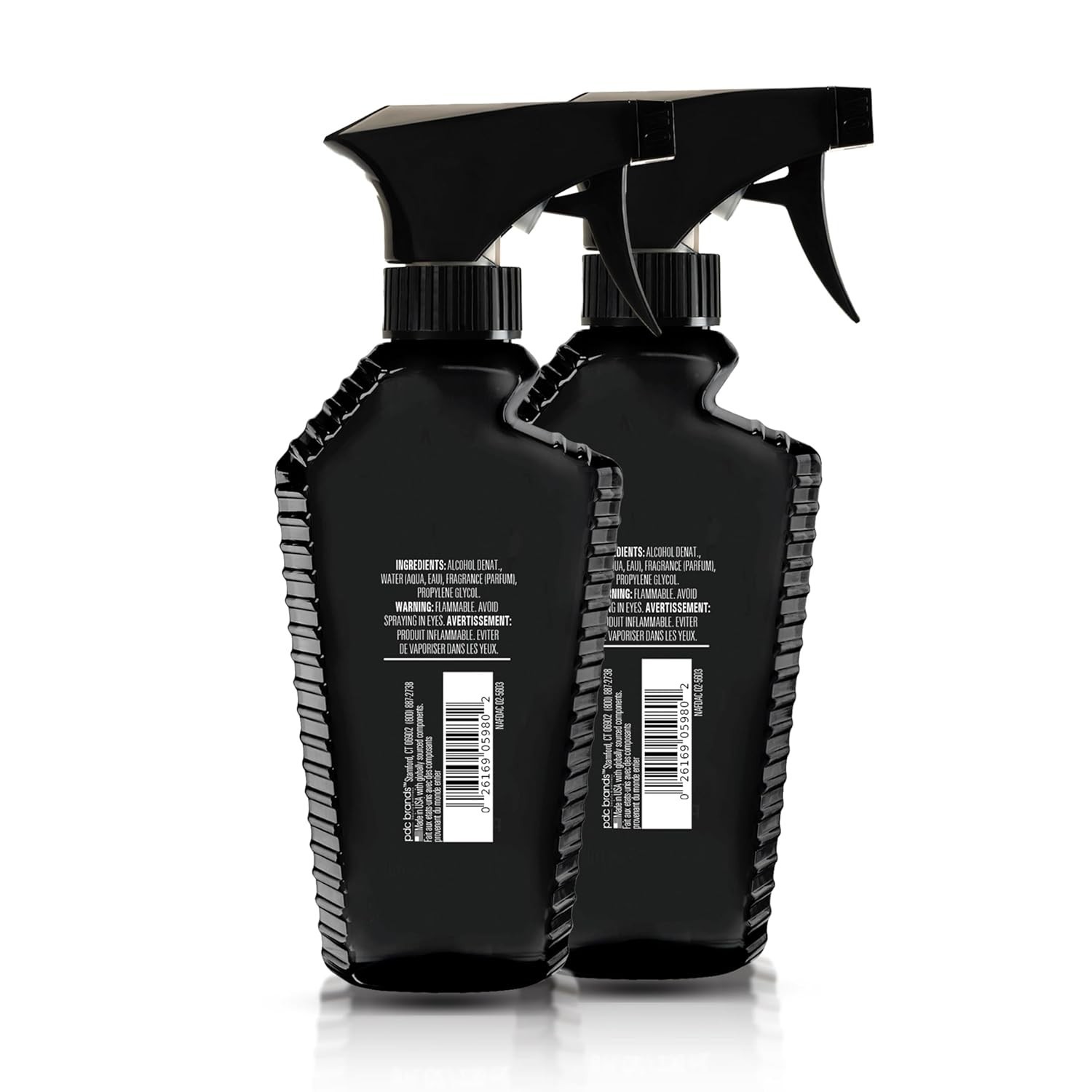 BOD Man Black Fragrance Body Spray for Men 8 fl oz Pack of 2