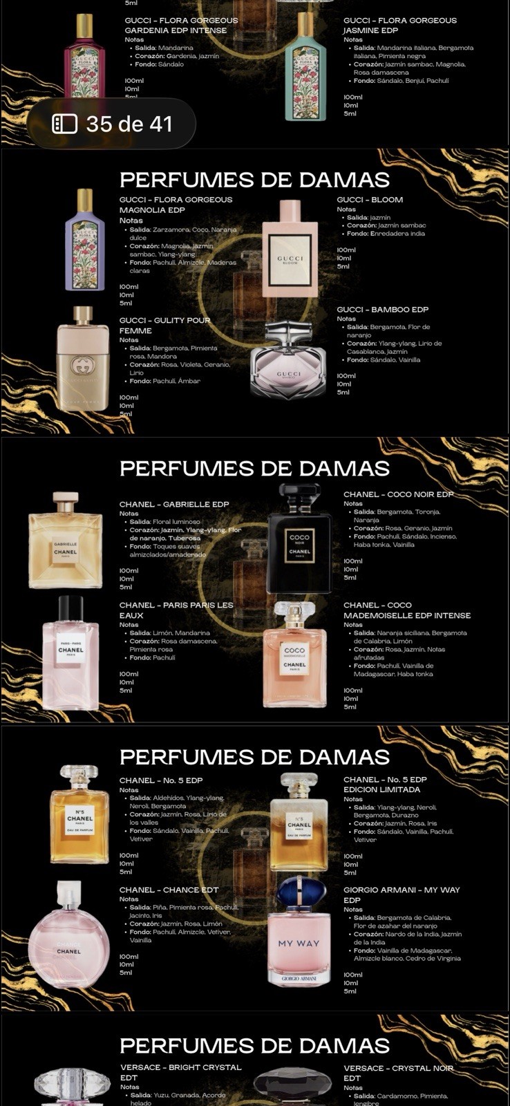 Branded and original women’s and gentleman’s fragrances in their unopened box