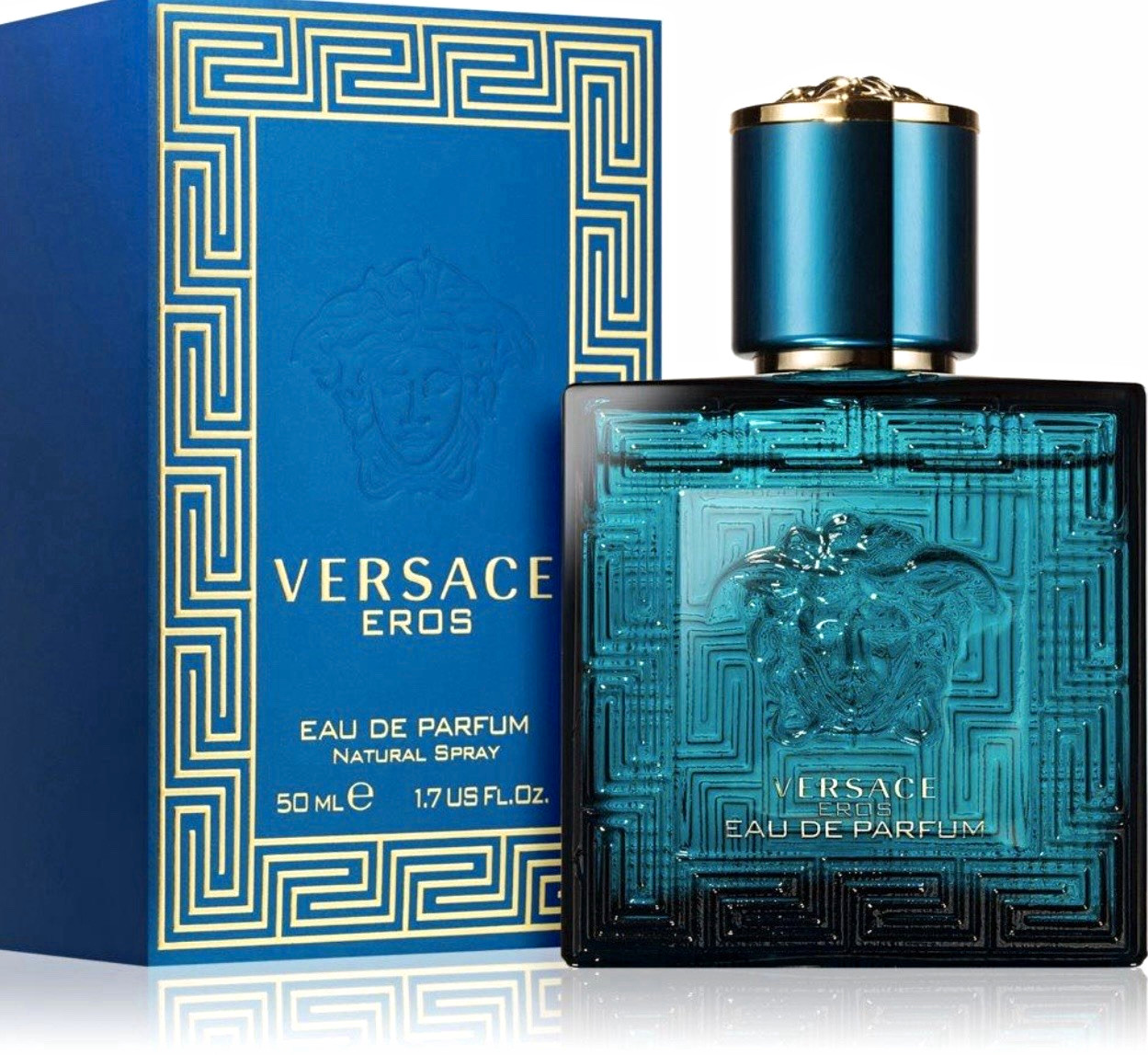 Versace Eros Eau de Parfum Natural Spray 1.7 fl oz / 50 mL Regular Size