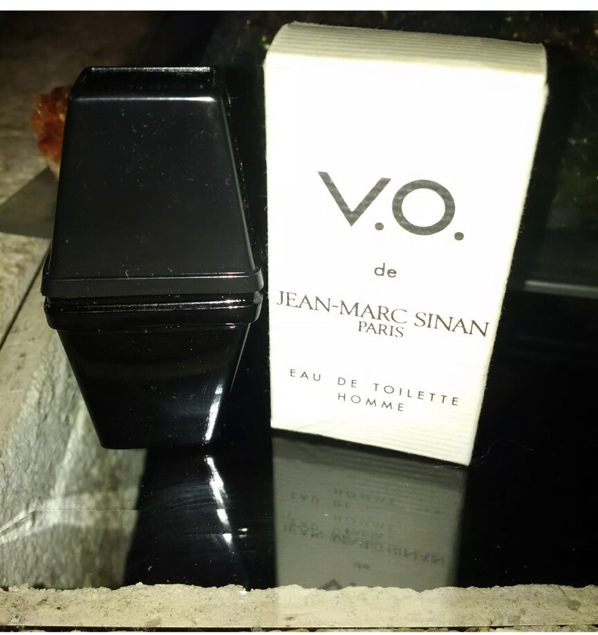 V.O. by JEAN MARC SINAN 0.16 OZ EDT MINI NEW IN BOX MEN vintage