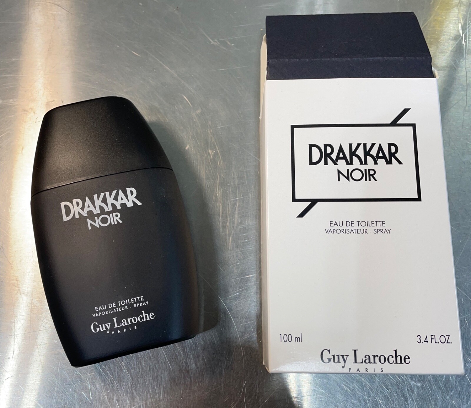DRAKKAR NOIR by Guy Laroche 3.4 / 3.3 oz Eau de Toilette Spray NEW AUTHENTIC