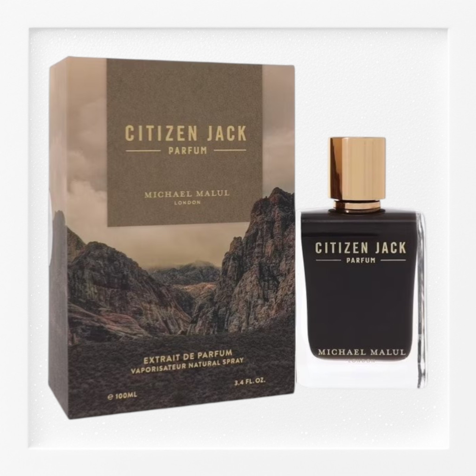 Citizen Jack Parfum Michael Malul Extrait De Parfum 3.4 Oz / 100 ML – NEW