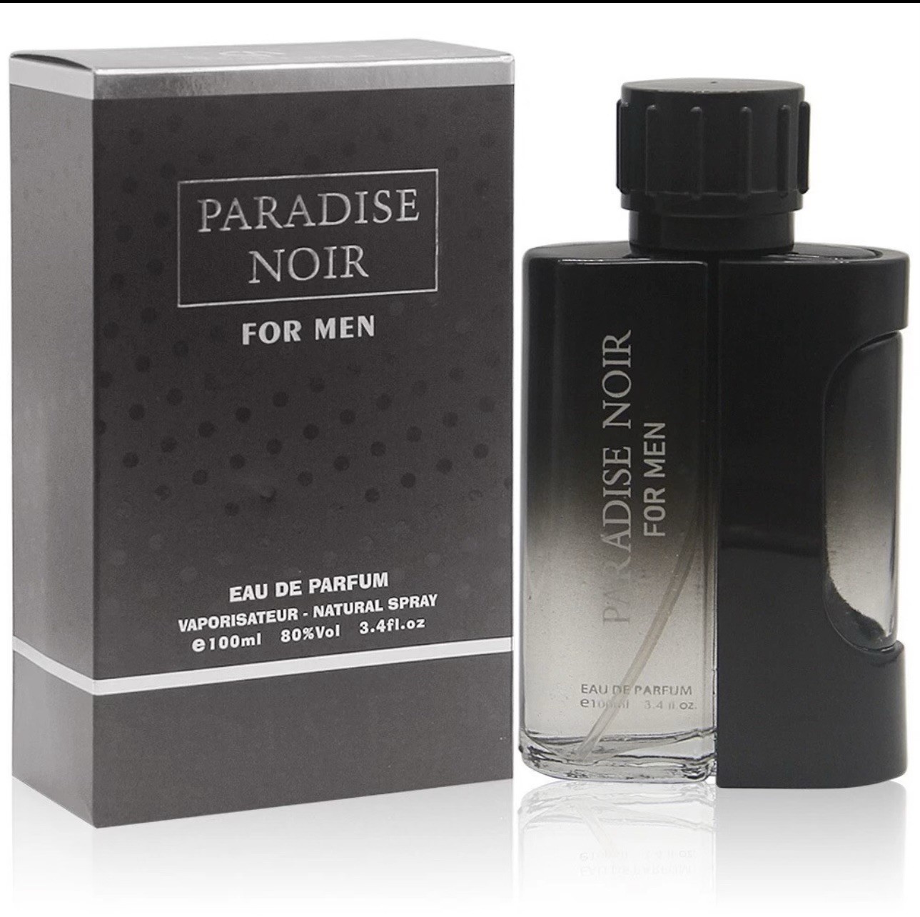 Paradise Noir for Men Eau de Parfum Spray, Regular Size 3.4 fl oz