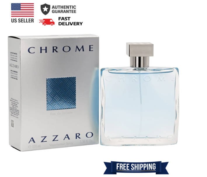 CHROME by Loris Azzaro for Men Cologne 3.3 oz / 3.4 oz EDT New in Box