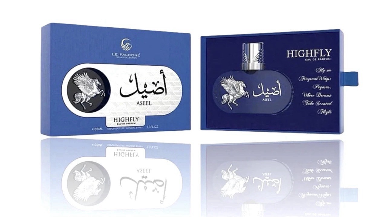 NIB ASEEL HIGHFLY EDP for Men by Le Falcone 85 ML/2.8 OZ Niche Collection UAE 🔥