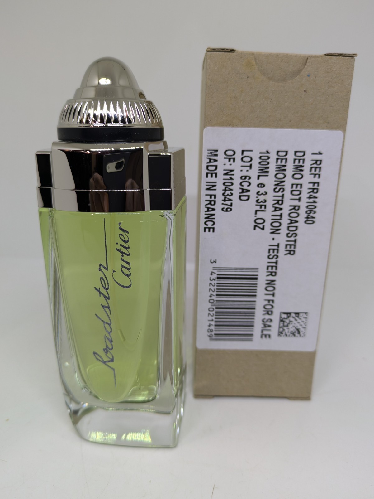 CARTIER ROADSTER EDT 3.3oz-100mL NEW-FULL DISCONTINUED Perfume 100% Authentic