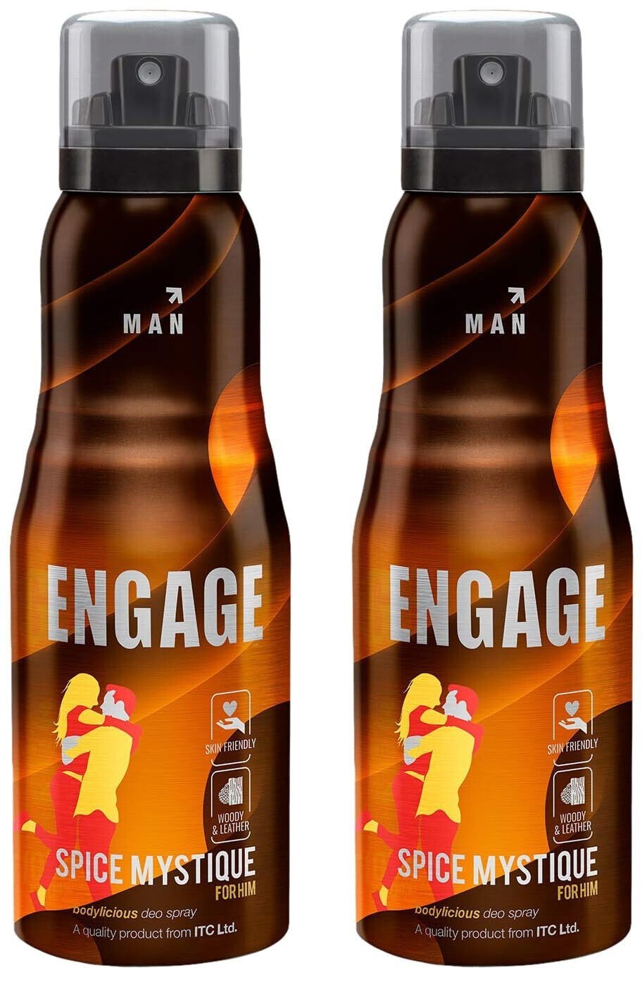 @ Spice Mystique Deodorant Body Spray For Men Each 150ml Pack Of 2 p365