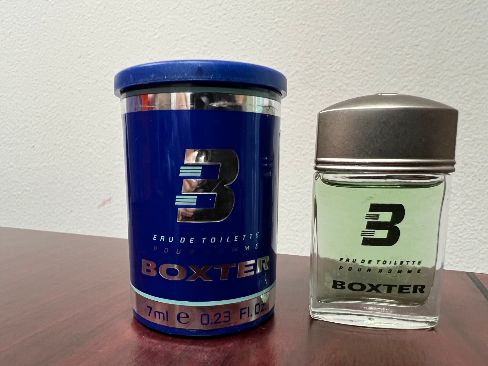 Lot OF 2 BOXTER POUR HOMME by CHAZ INTERNATIONAL 0.23 oz / 7 ML EDT Miniature
