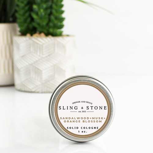Sling & Stone solid cologne for men