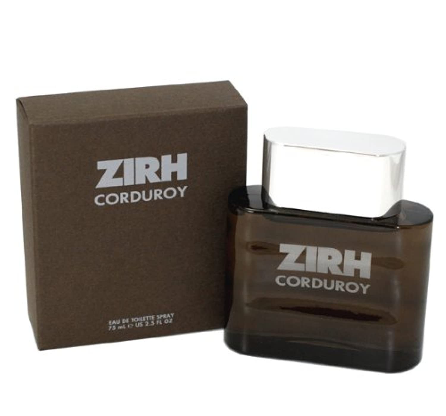 Corduroy By Zirh Eau De Toilette Spray for Men, 2.5 Ounce (Pack of 1), Brown