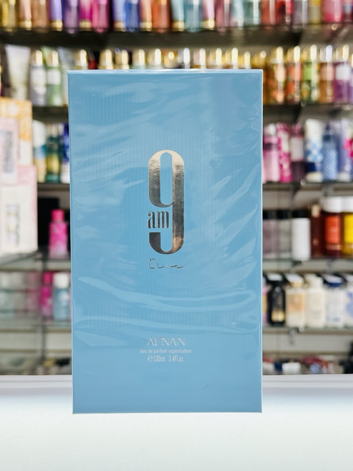 9 am Dive by Afnan 3.4 oz EDP Cologne Perfume Unisex New In Box