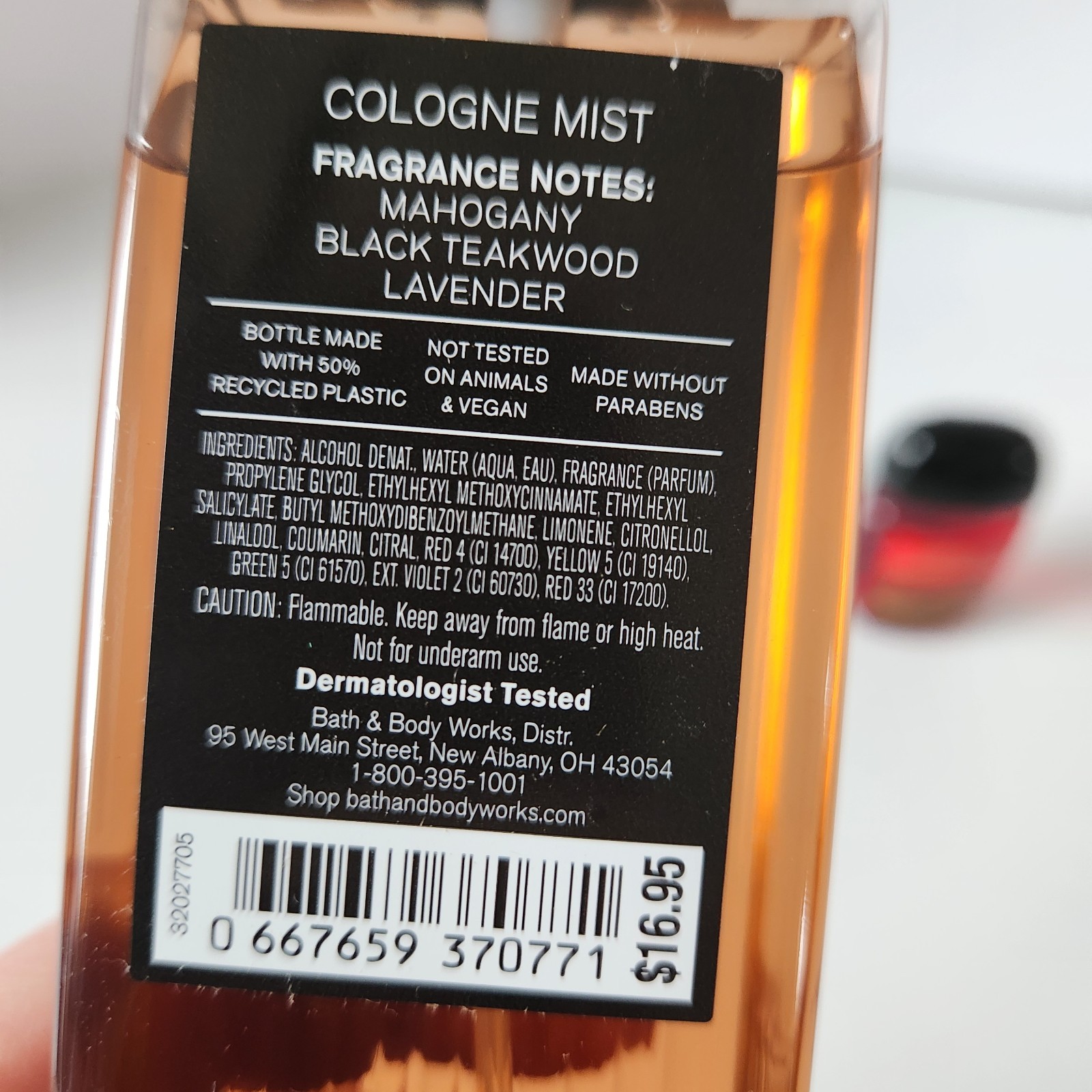 Bath Body Works Mahogany Teakwood Cologne Mist Body Cream 3in1 Gel Wash 3pc Set