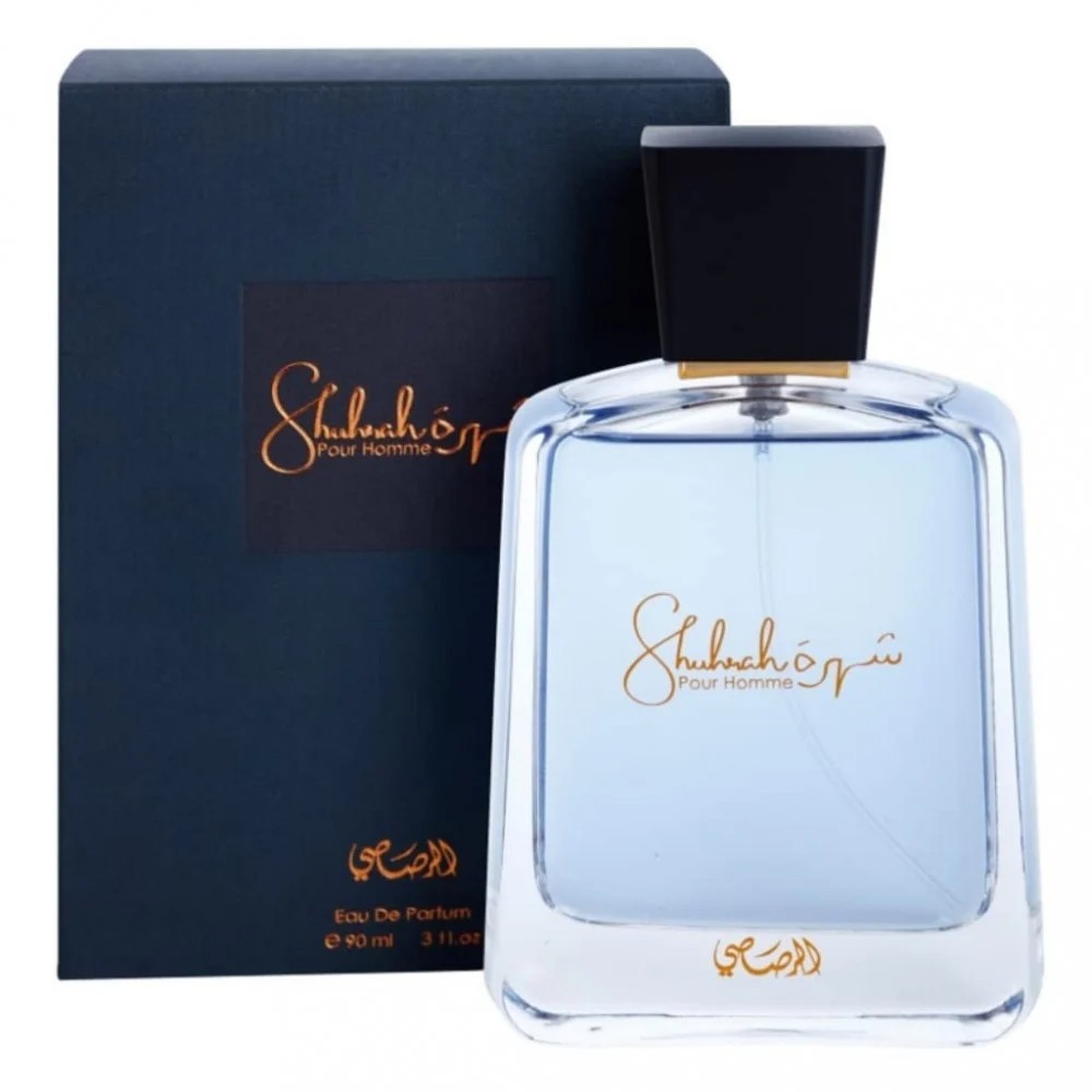 SHUHRAH Pour Homme Rasasi EDP 90ML – Long Lasting Woody Fragrance for Men!!