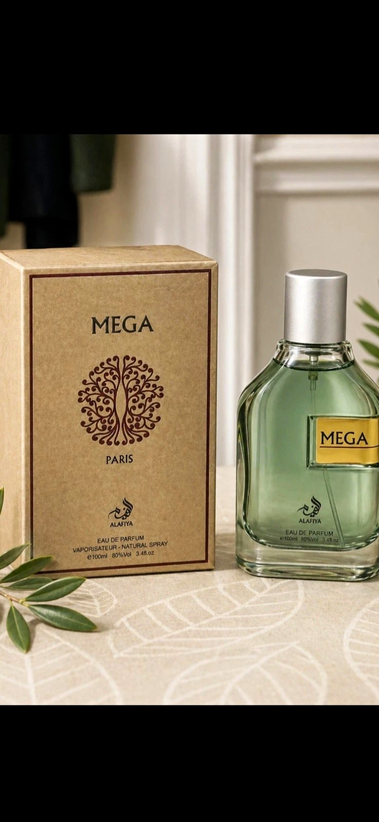 ALAFIYA Mega Eau de Parfum Spray 3.4 fl oz Regular Size Bergamot Lemon