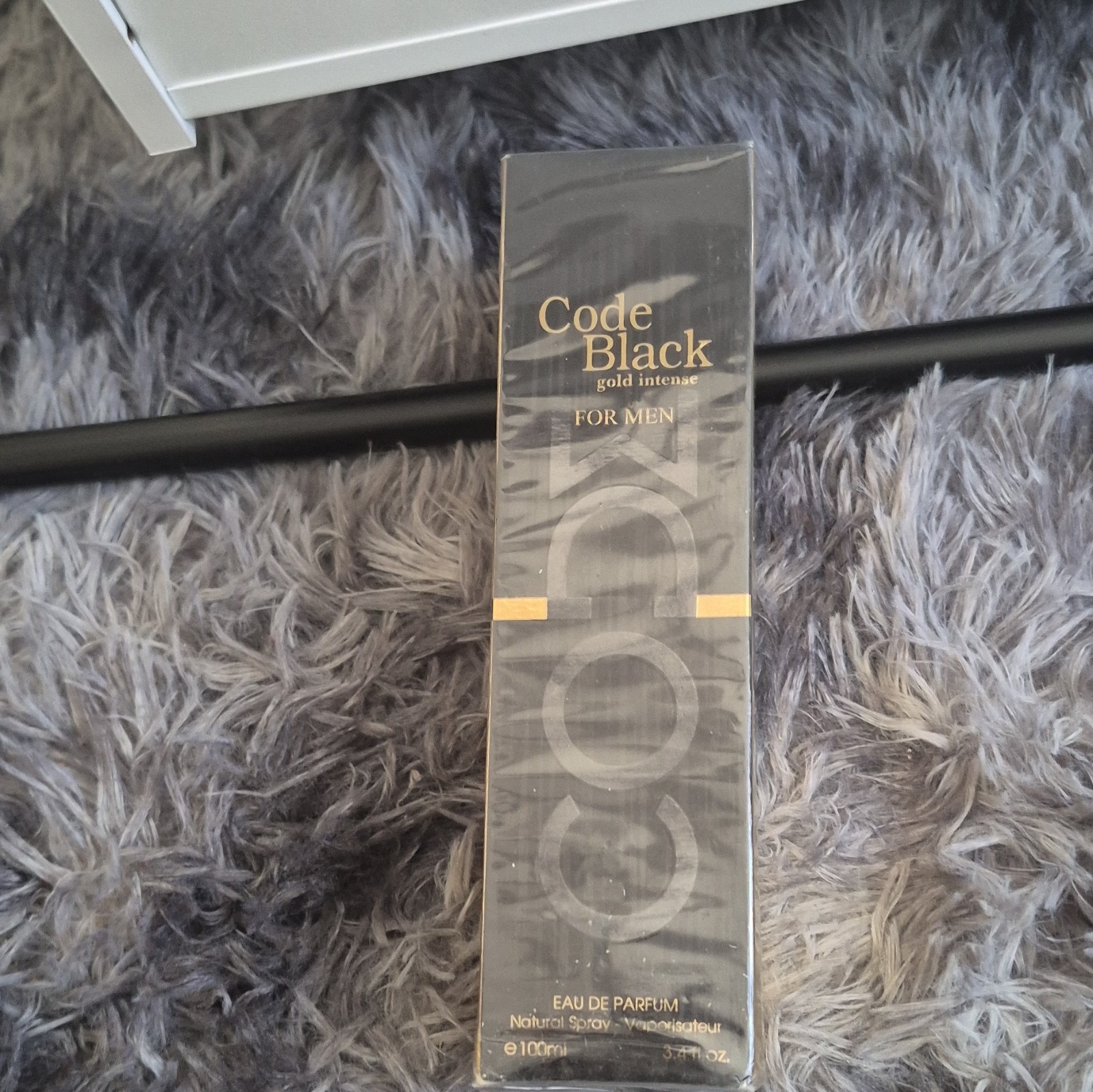 Fragrance Couture Code Black Gold Intense Men Eau de Parfum Spray 3.4 fl oz