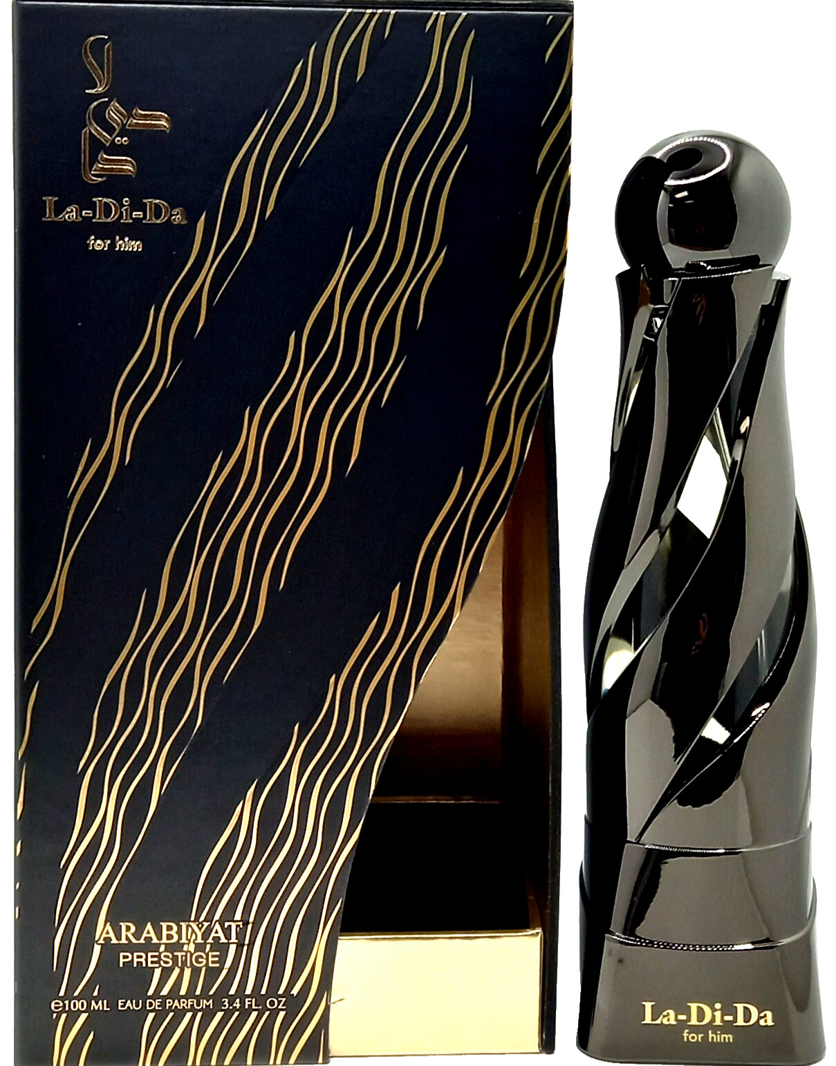 ARABIYAT PRESTIGE La-Di-Da FOR HIM EAU DE PARFUM SPRAY FOR MEN 3.4 Oz / 100 ml