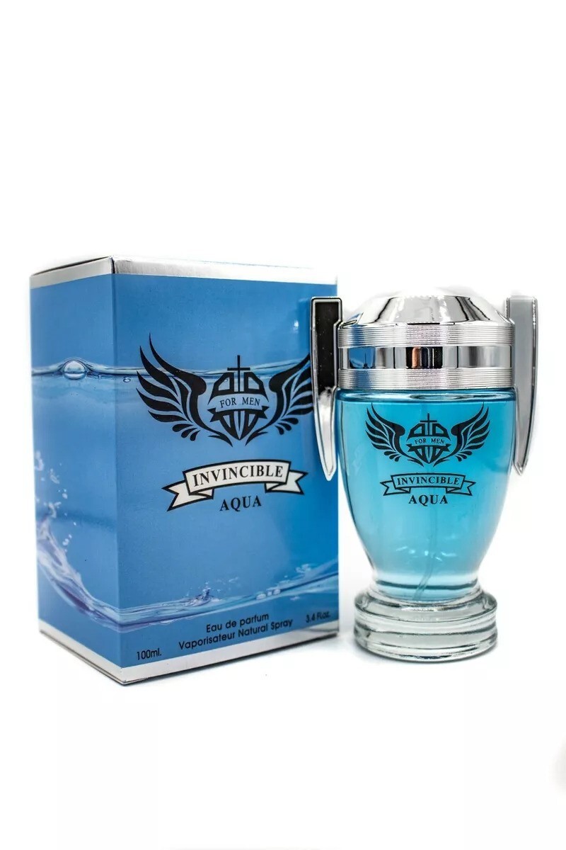 Invicible Aqua SecretPlus 3.4oz EDP Spray for Men New Sealed Box