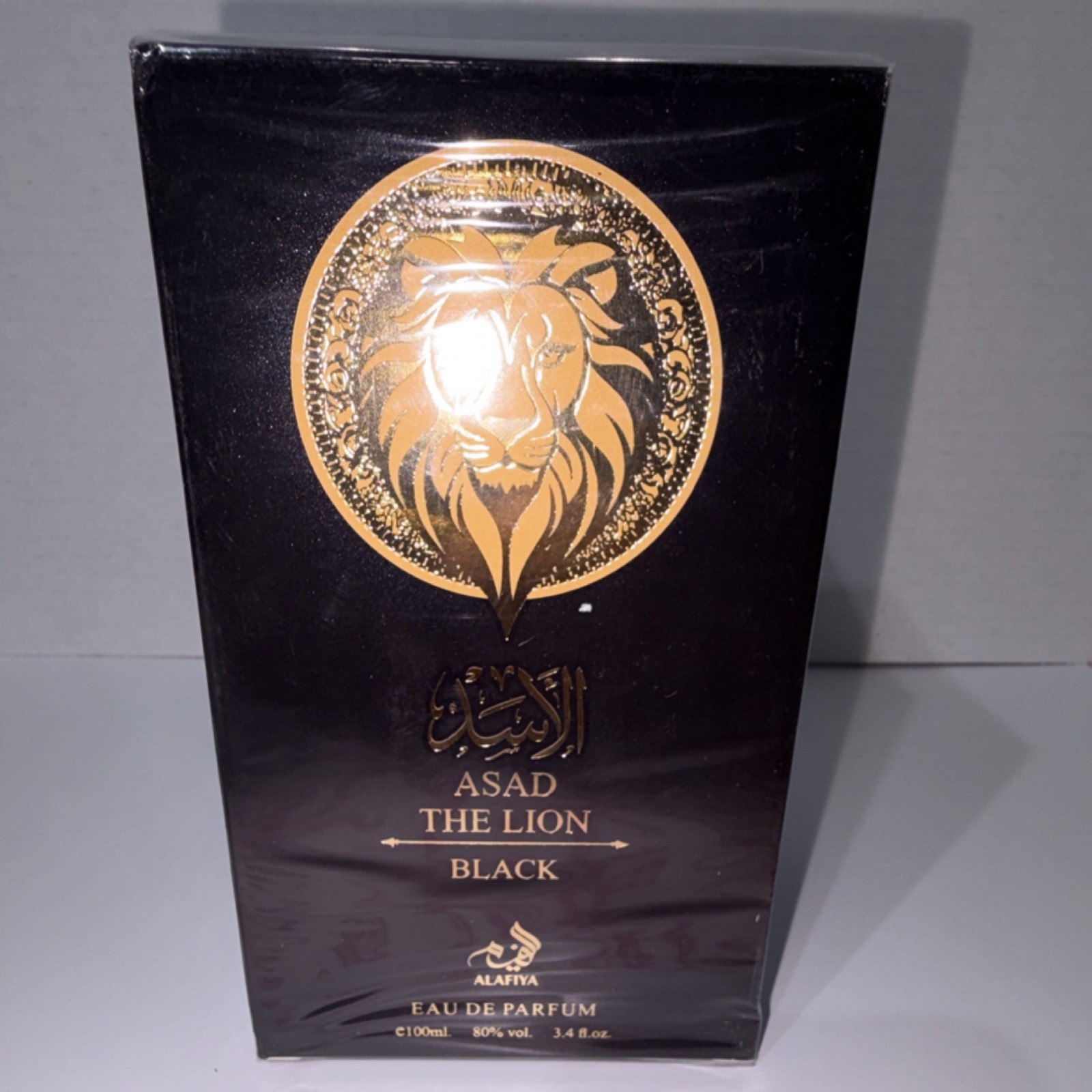 Alafiya Asad The Lion Black Eau de Parfum Spray 3.4 fl oz Amyl Cinnamal Citral