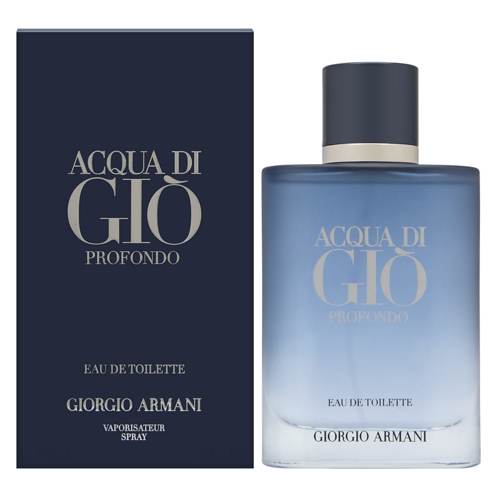Acqua Di Gio Profondo by Giorgio Armani for Men 3.3 oz Eau de Toilette Spray