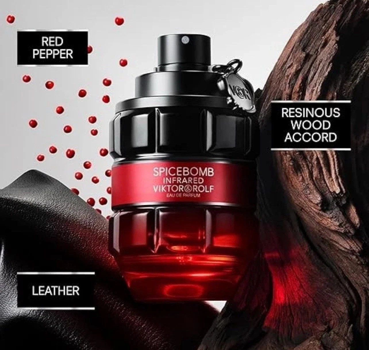 Viktor & Rolf Spicebomb Infrared Eau de Parfum For Men 3.04oz Brand New Sealed