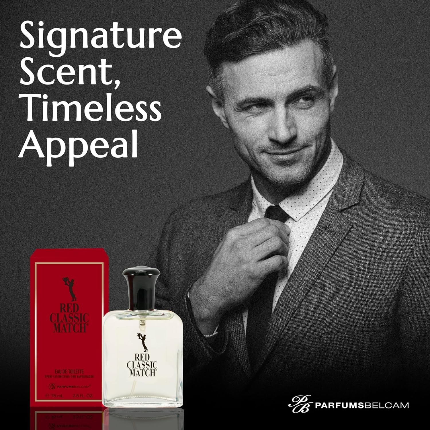 Signature Men’s Fragrance: Affordable Long-Lasting Eau de Toilette – 2.54 Fl Oz