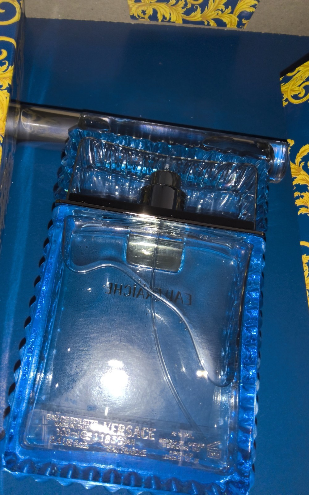 Versace Eau Fraiche Gift Set EDT Spray 3.4 fl oz Regular Size NIB Giftset