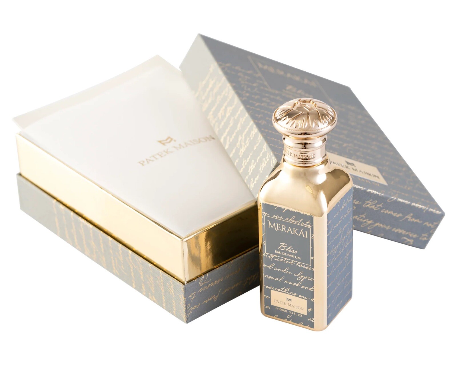 MERAKAI BLISS by Patek Maison 3.4 OZ EAU DE PARFUM SPRAY NEW in Box for Men