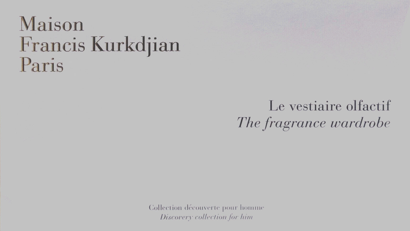 MAISON FRANCIS KURKDJIAN 8 PCS COLLECTION SET FOR HIM EDP SPRAY 0.37 Oz x EACH