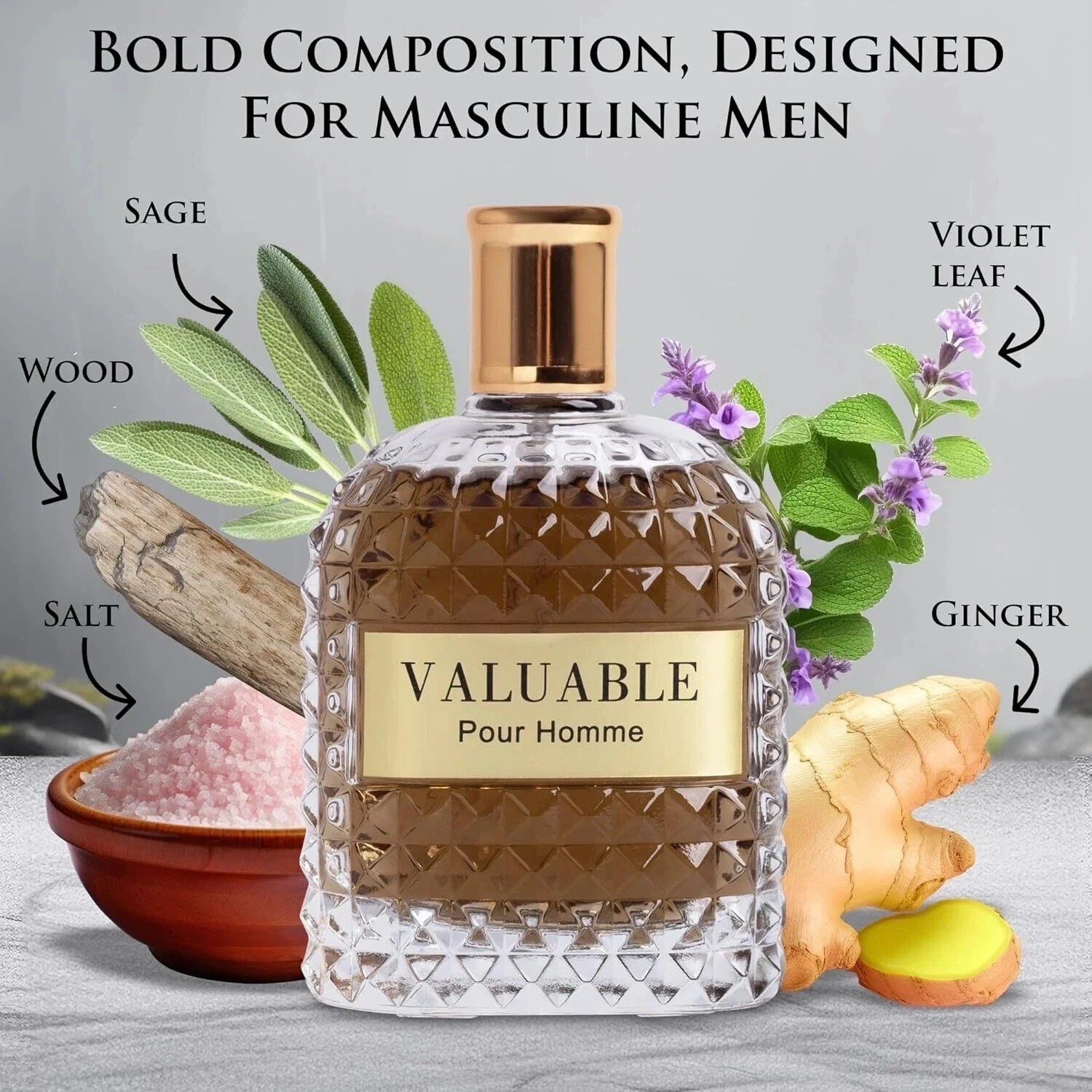 Valuable Pour Homme Eau de Parfum 3.4 oz 100 mL Men’s Cologne New Boxed