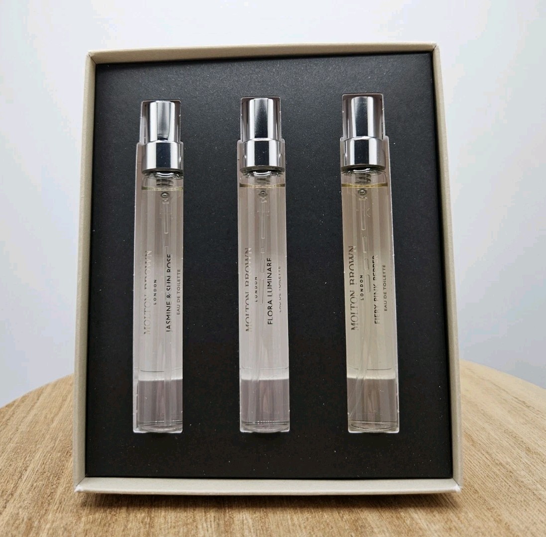 NEW Molton Brown FLORAL & SPICY Fragrance Discovery Gift Set 7.5 ml x 3 EDT