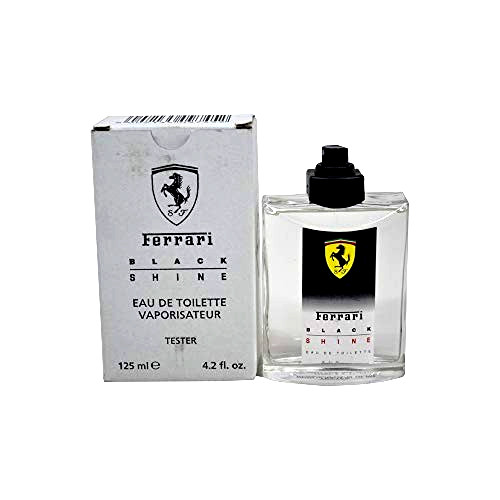Ferrari Black Shine Eau de Toilette Spray 125 ml /4.2 fl oz New In Tester Box